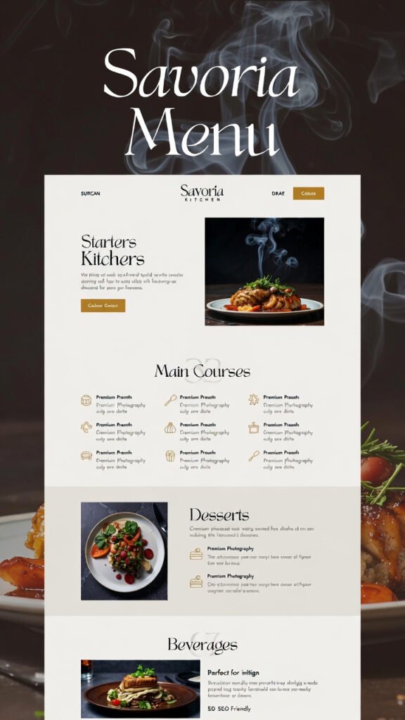 Sovaria Kitchen Finger Liking Unique Menu